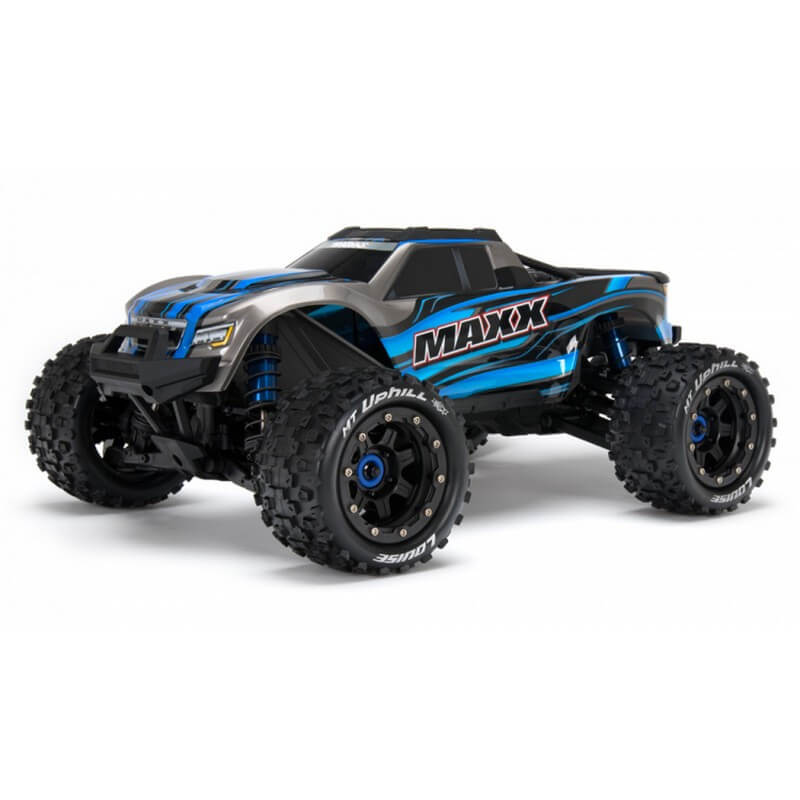 2 Pneus et jantes Louise MT-UPHILL Traxxas Maxx Soft Black (MFT) 3330SB