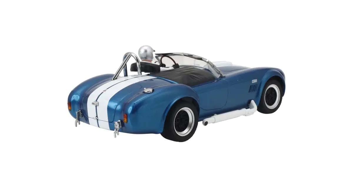 Kyosho First Mini-Z 1:28 Shelby Cobra 427 S/C 1960 Bleu - K.66610A - Breizh Modélisme.