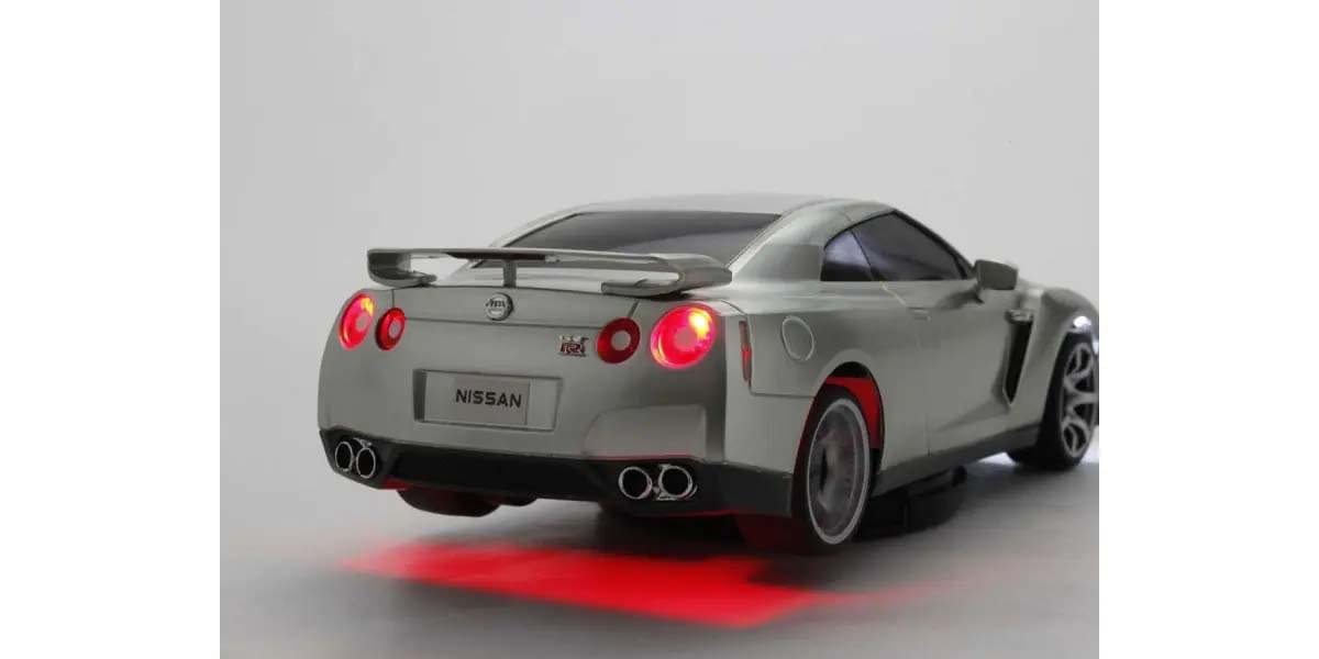Kyosho First Mini-Z 1:28 Nissan GT-R R35 Silver - K.66608A - Breizh Modélisme.