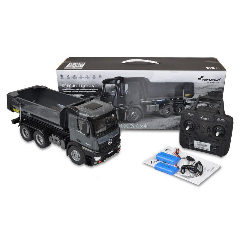 Camion Benne RC en Métal Mercedes LKW Kipper PRO - Amewi 22504