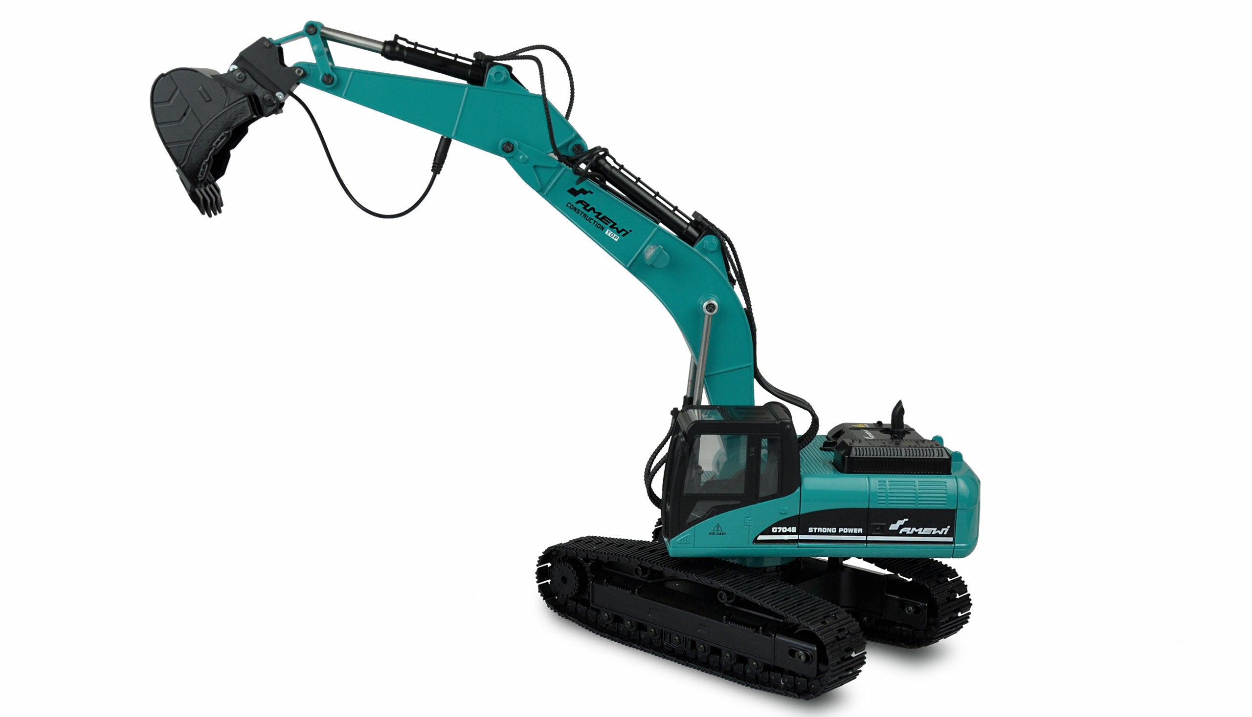 Pelleteuse RC en Métal de chantier G704E série PETROL" 1/14 RTR - Amewi 22501"
