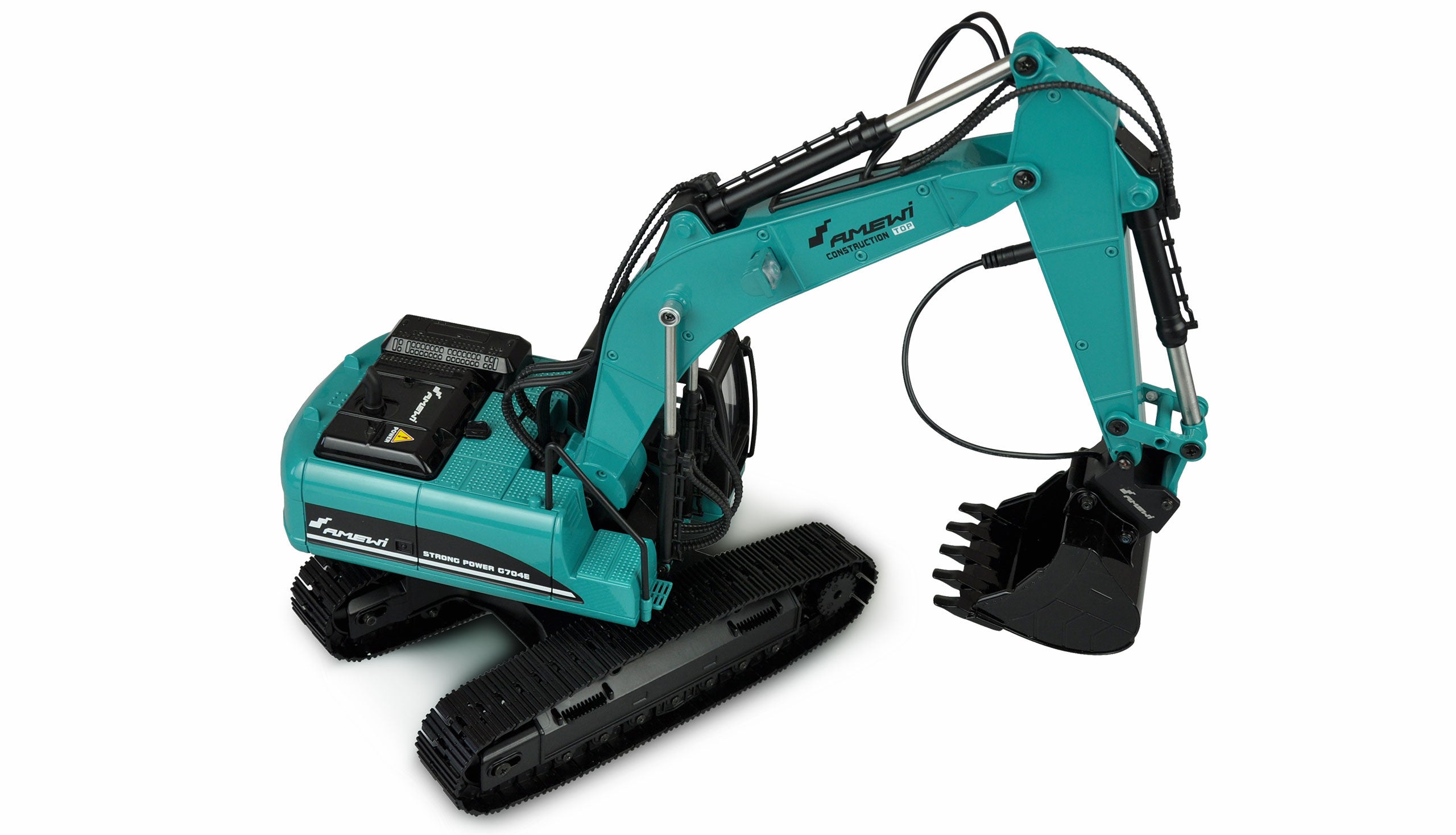 Pelleteuse RC en Métal de chantier G704E série PETROL" 1/14 RTR - Amewi 22501"