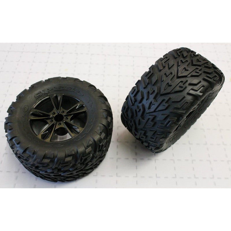 2 Roues complètes 1/10XL DF Models - 6184