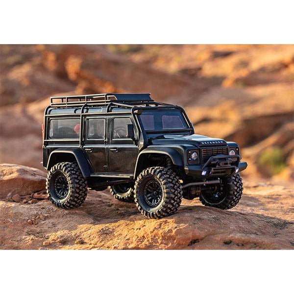 Traxxas TRX4M 1/18 Land Rover Defender Crawler Noir RTR - 97054-1