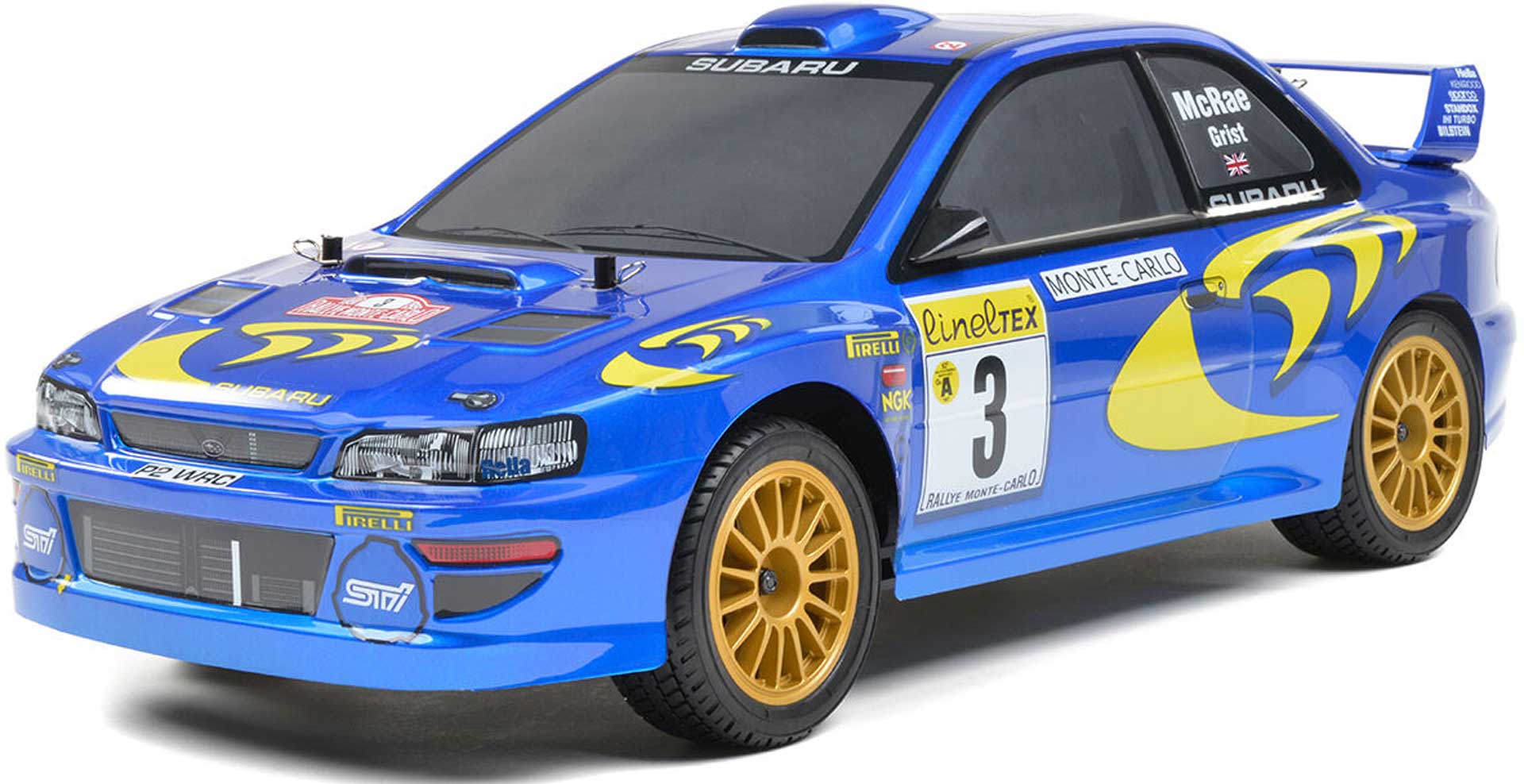 Voiture RC 1/8 Carisma M48S Subaru Impreza WRC 1997 1/8 Brushless (2024)
