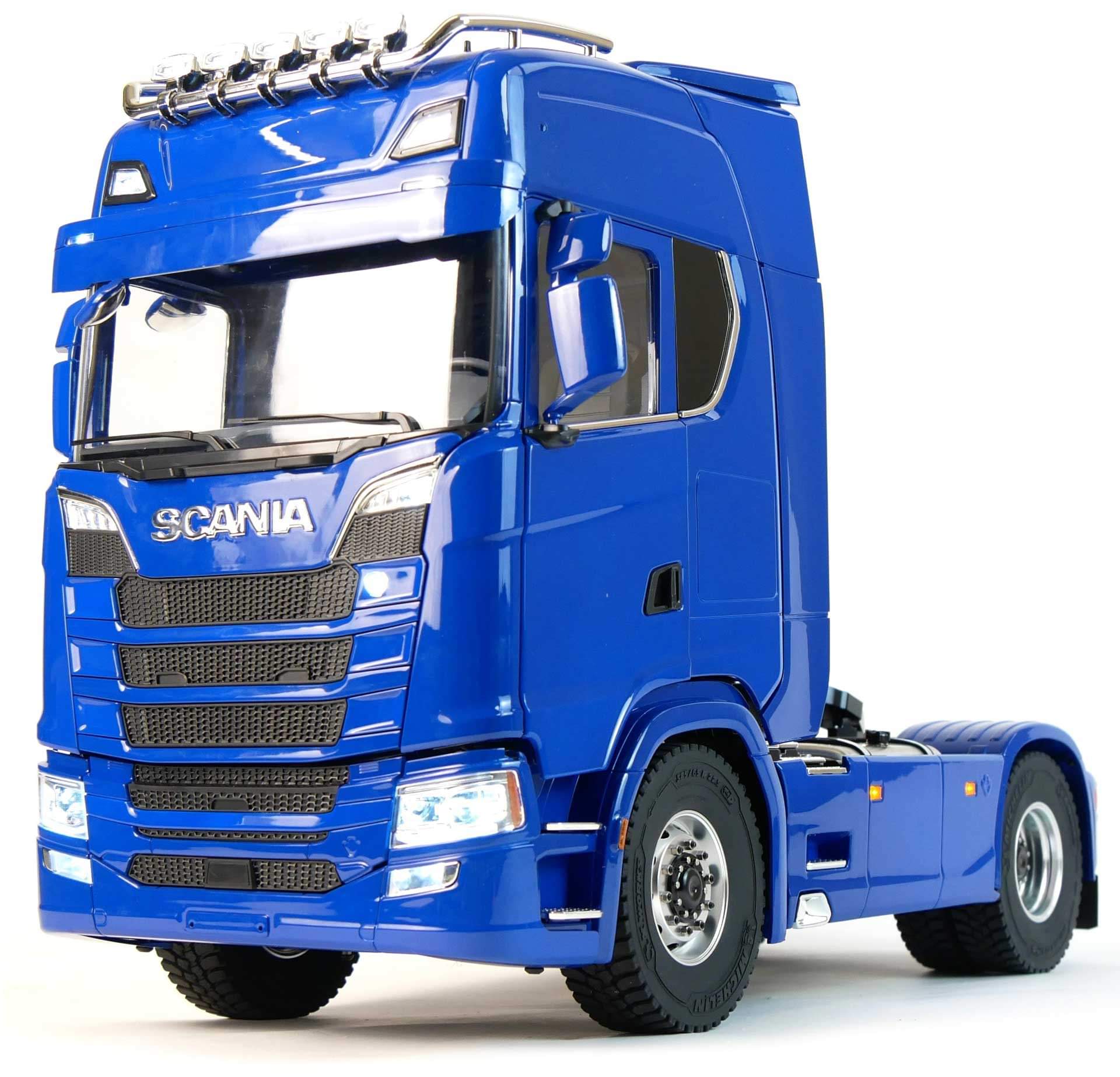 FM Electrics Camion Scania 4x4 truck RTR 1:14 bleu