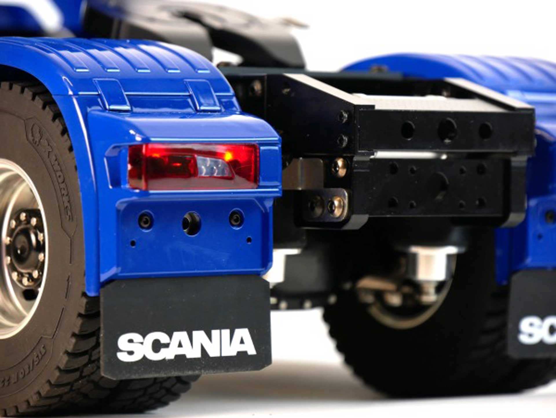 FM Electrics Camion Scania 4x4 truck RTR 1:14 bleu