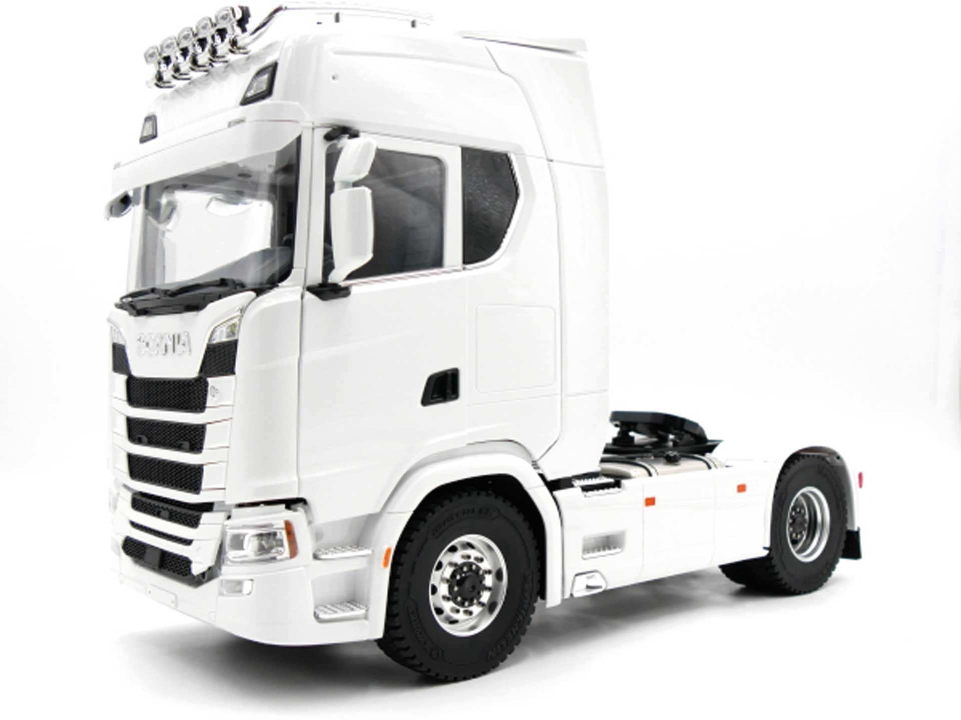 FM Electrics Camion Scania 4x4 truck RTR 1:14 blanc - Breizh Modélisme.
