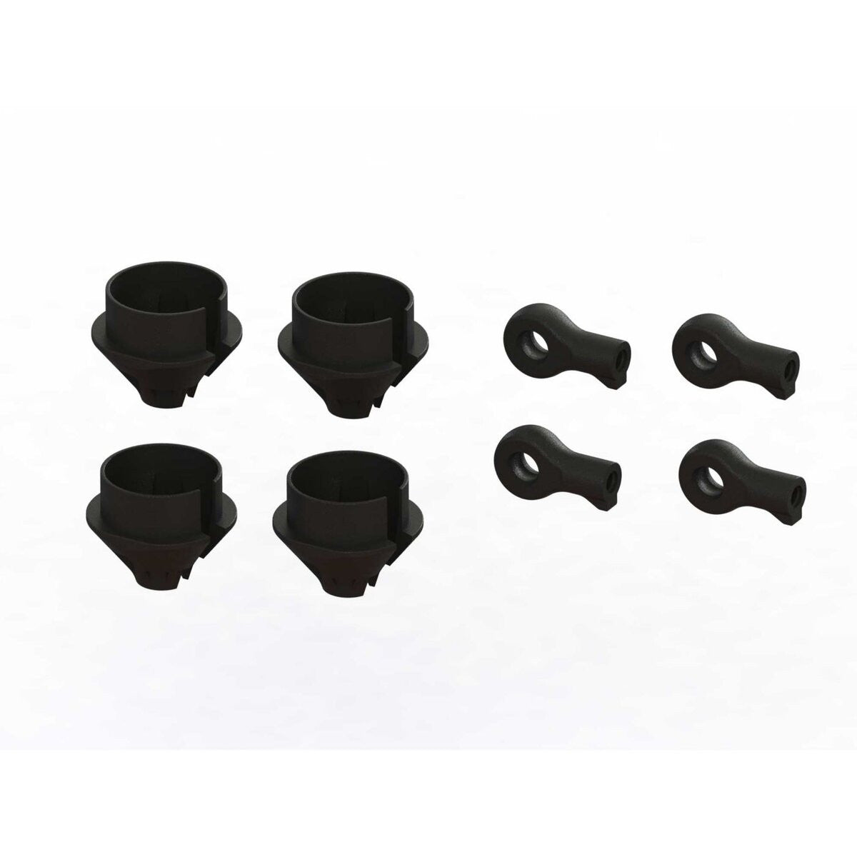 Chapes et coupelles de ressorts d'amortisseurs HD Arrma AR330608