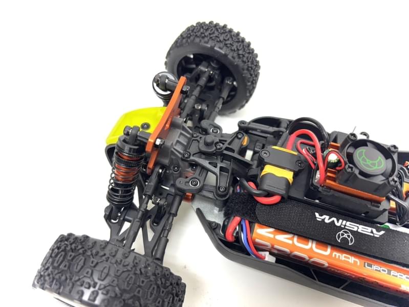 Absima Buggy 1/12 "Neon Furry" vert 4WD RTR - 12121 Brushless 3S 70km/h