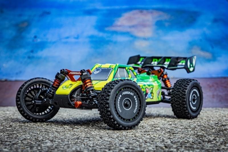 Absima Buggy 1/12 "Neon Furry" vert 4WD RTR - 12121 Brushless 3S 70km/h