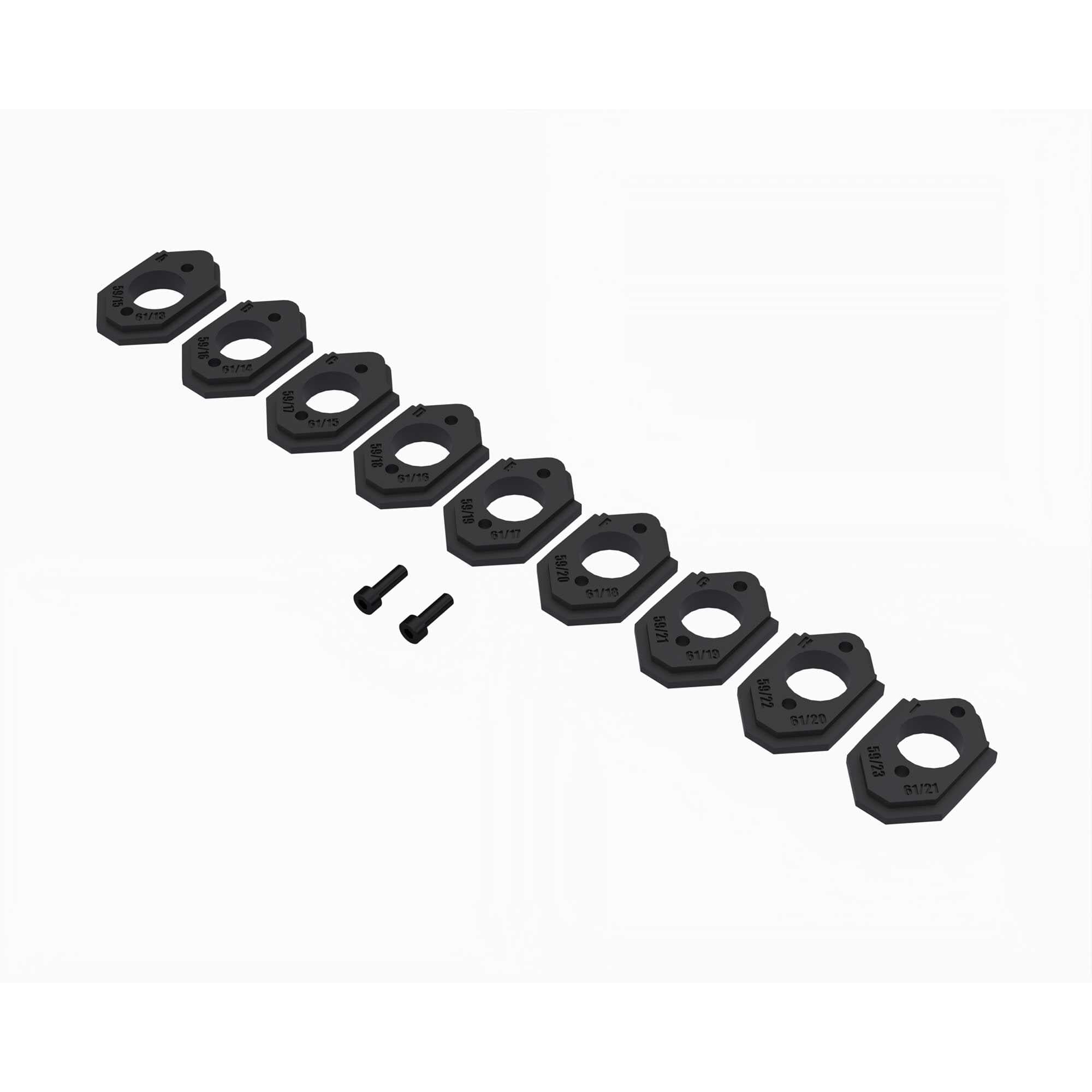 Ensemble de plaques de moteur (9) Arrma GROM - ARA-2598