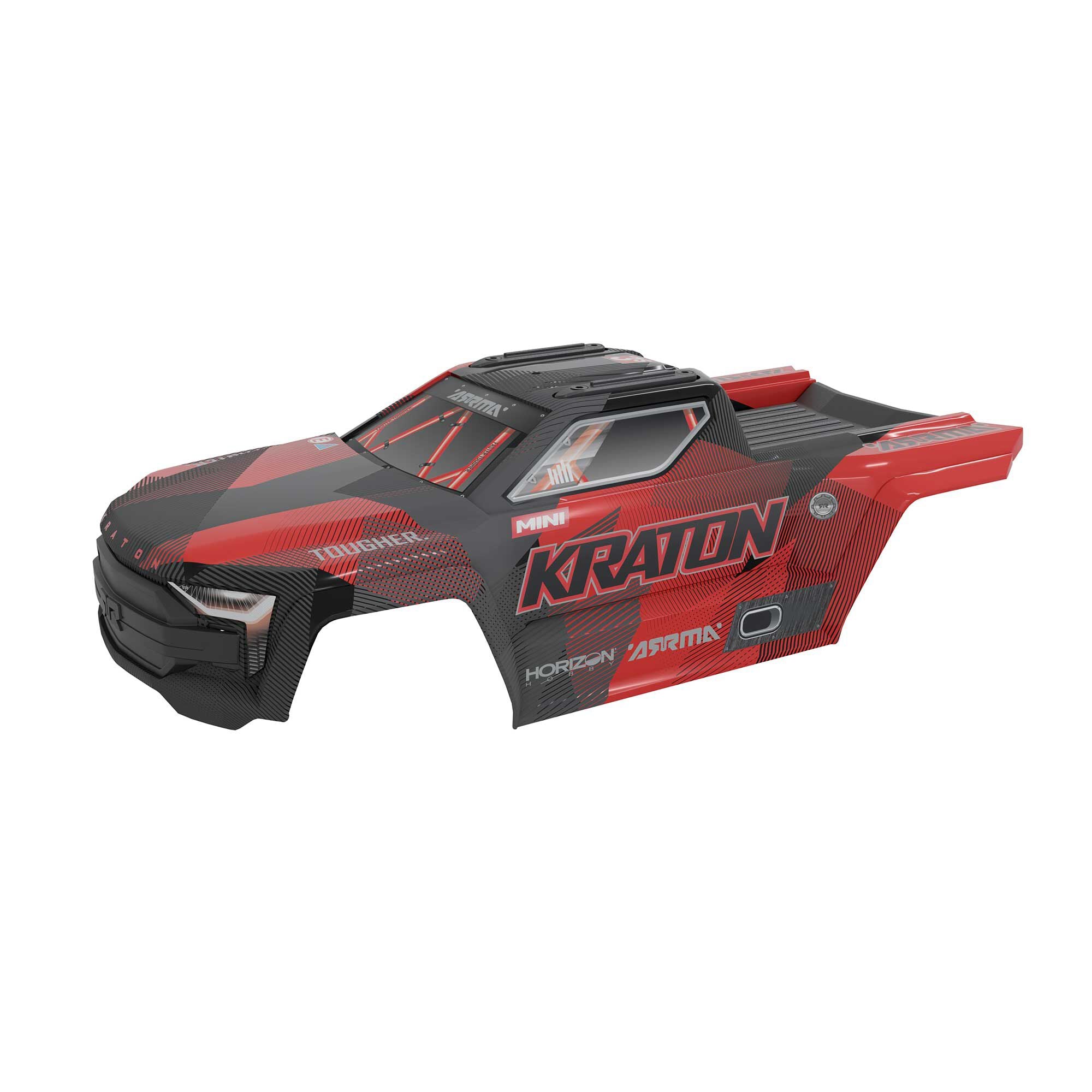 ARA-2652 - Carrosserie rouge déjà peinte Arrma Mini Kraton 1/16
