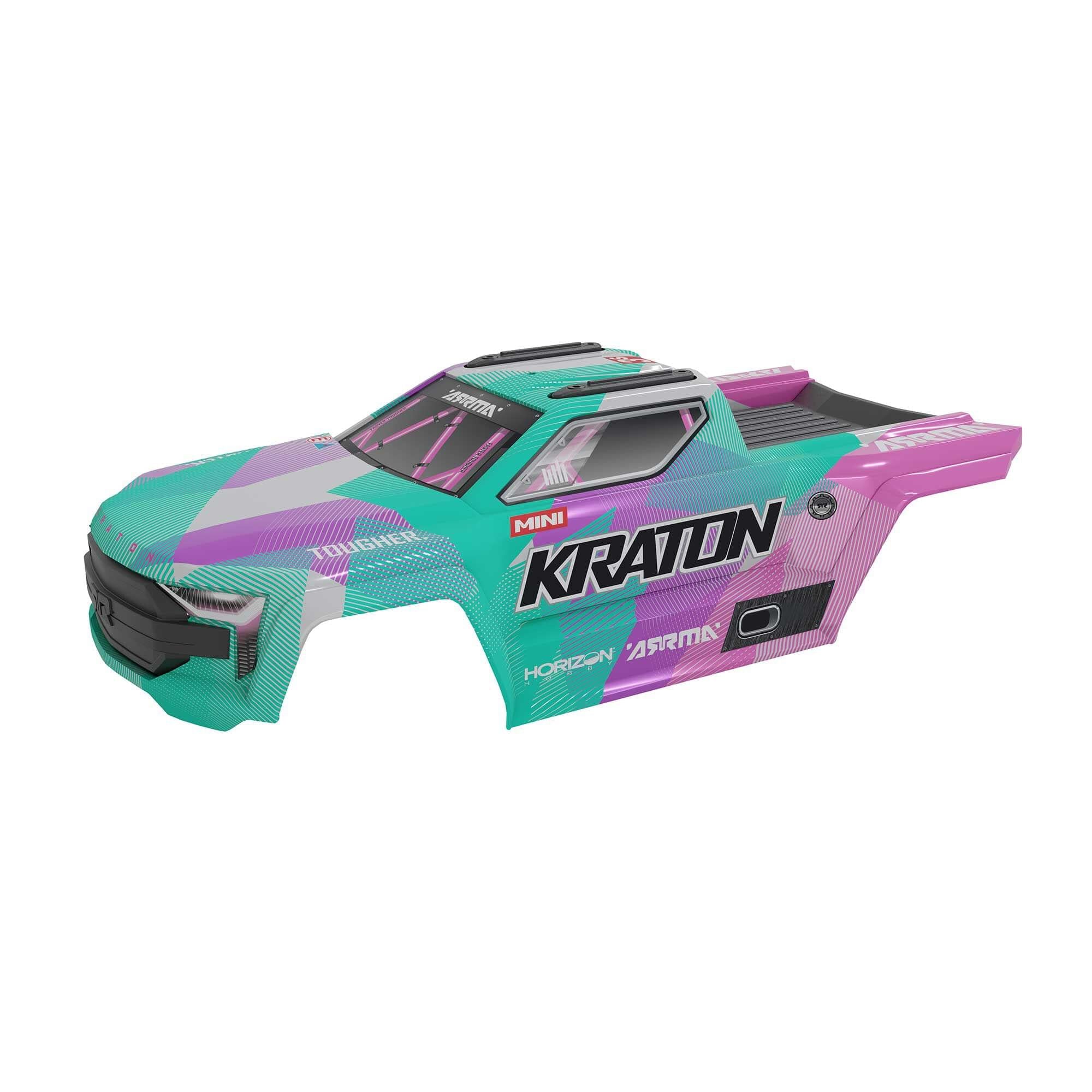 ARA-2654 - Carrosserie rose déjà peinte Arrma Mini Kraton 1/16