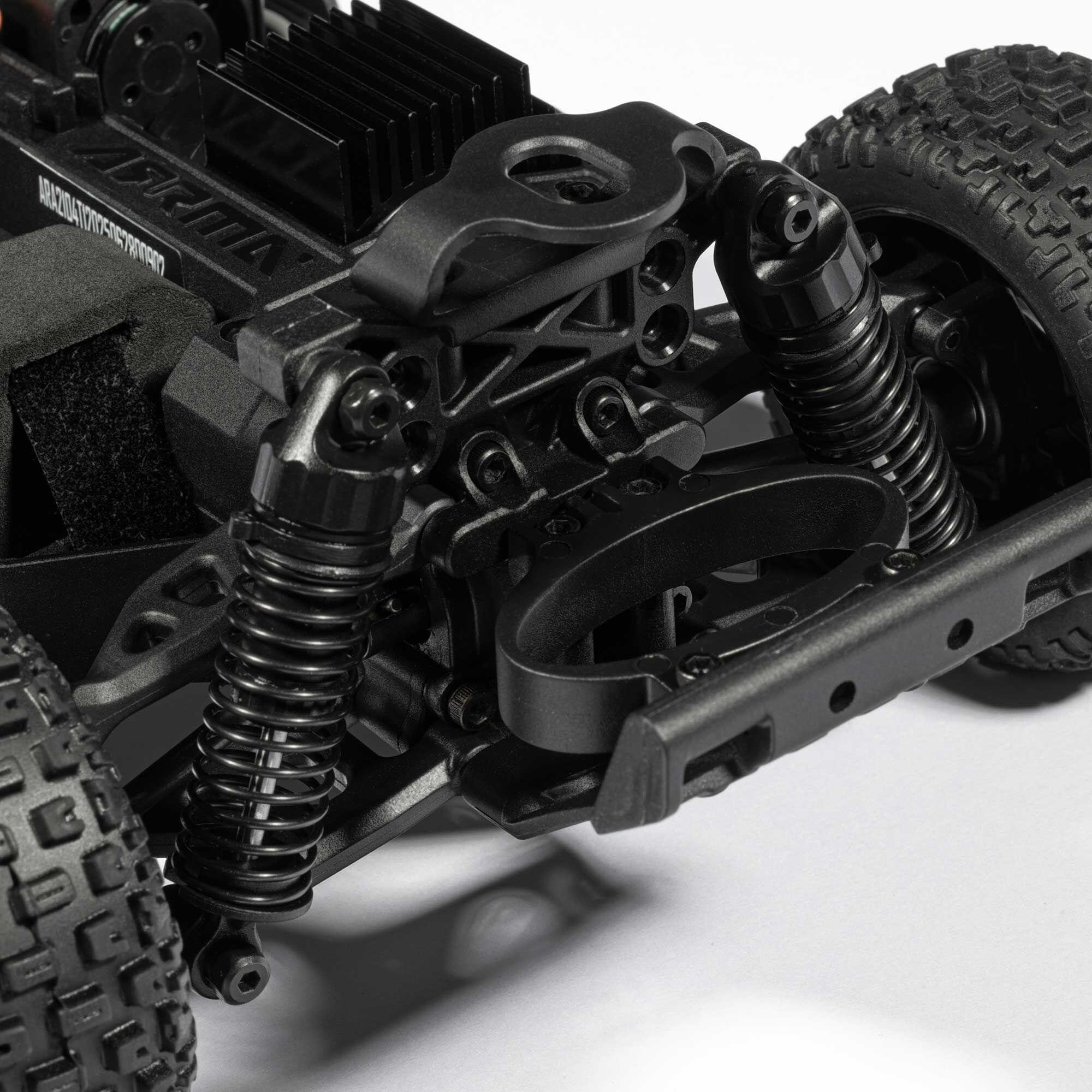 Arrma Mojave Grom Mega 1/16 RTA 4X4 Small Scale Desert Truck RTR transparent/noir