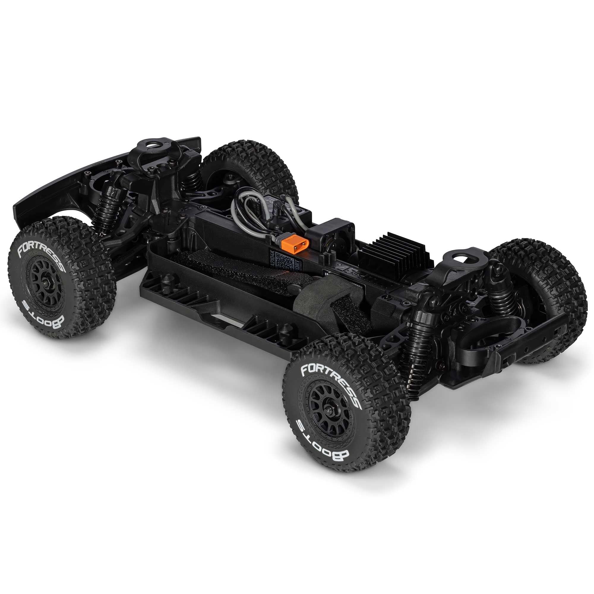 Arrma Mojave Grom Mega 1/16 RTA 4X4 Small Scale Desert Truck RTR transparent/noir