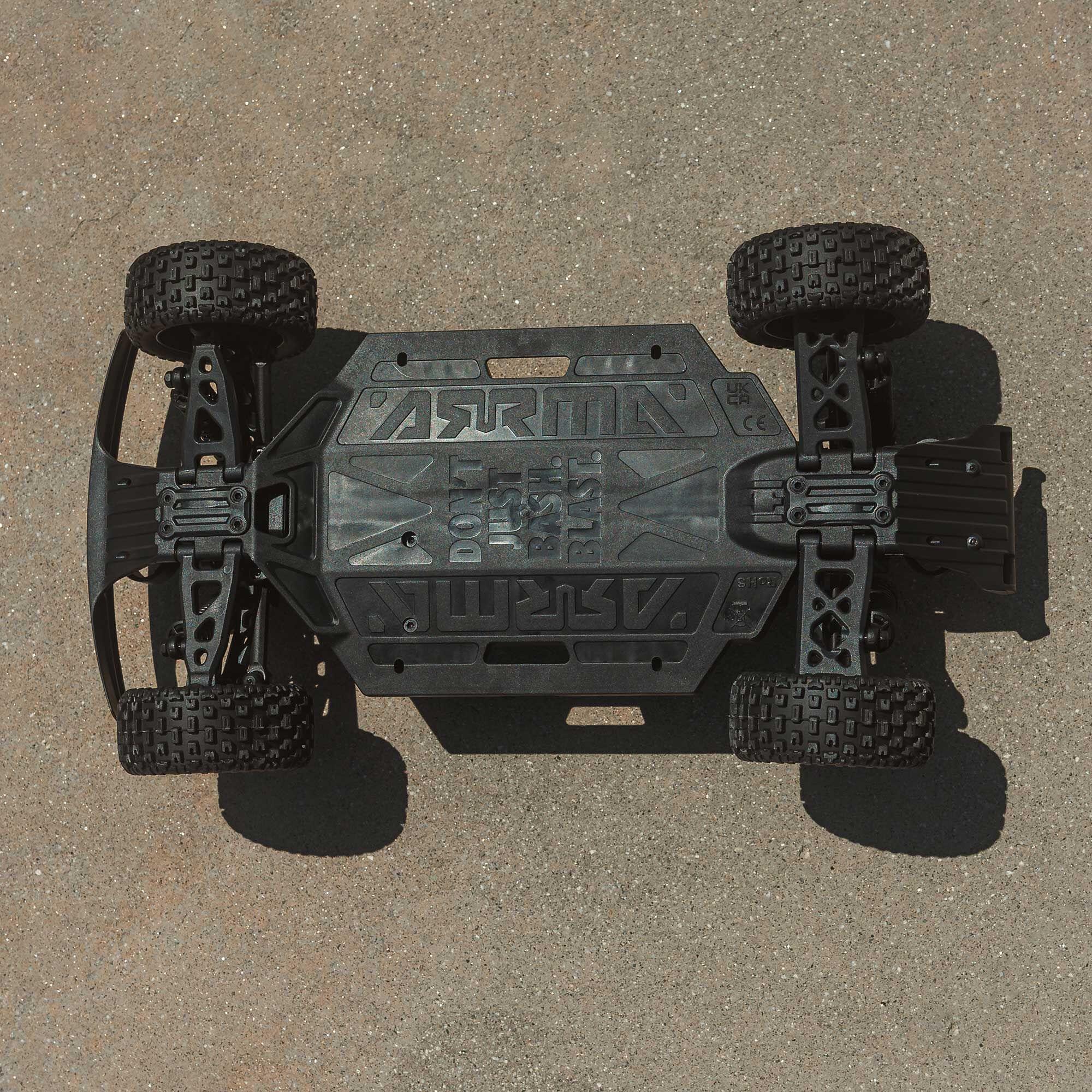 Arrma Mojave Grom Mega 1/16 RTA 4X4 Small Scale Desert Truck RTR transparent/noir