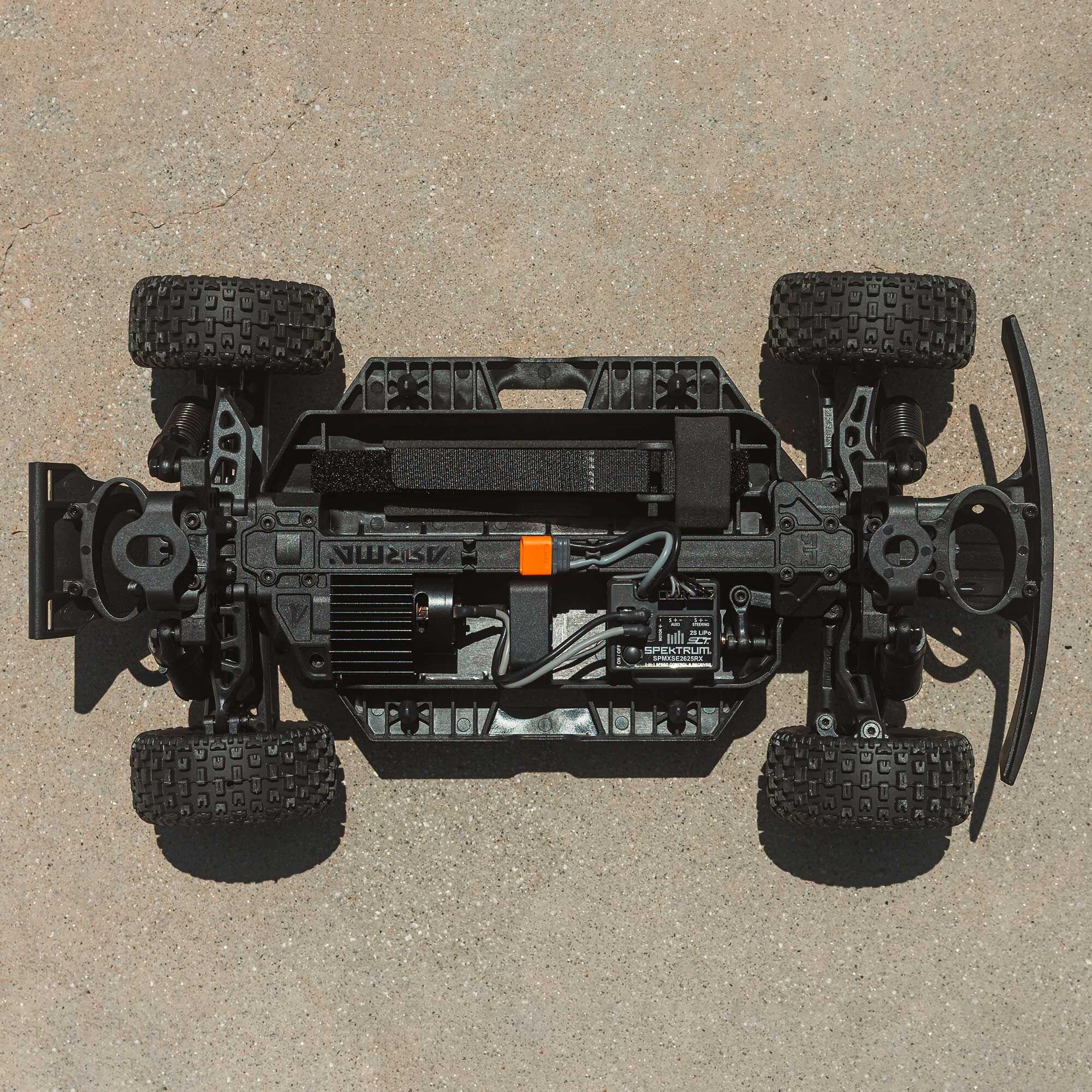 Arrma Mojave Grom Mega 1/16 RTA 4X4 Small Scale Desert Truck RTR transparent/noir