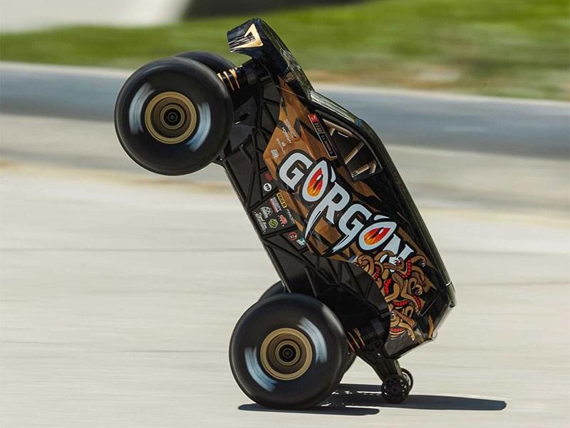 Arrma Monster Truck Gorgon GROM charbon 4X4 RTR 1/16 bronze - ARA2130T3