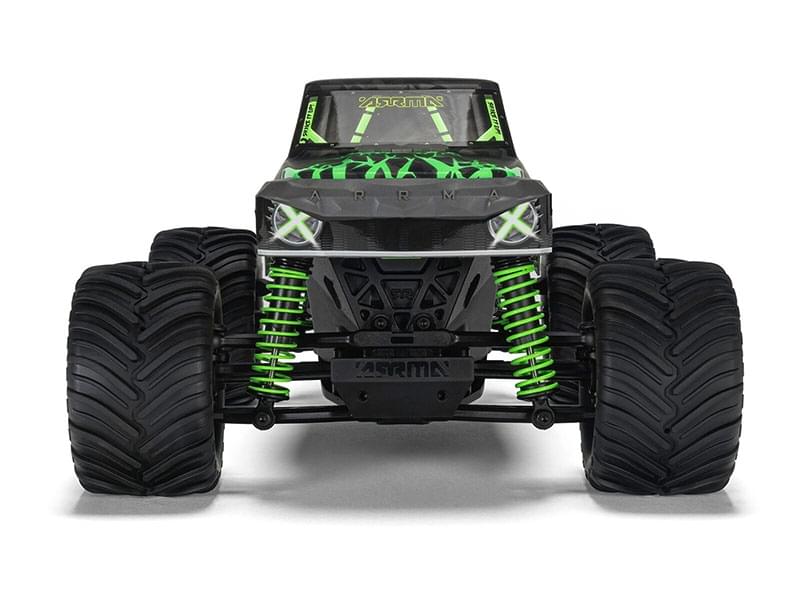 Arrma Monster Truck Quake GROM charbon 4X4 RTR 1/16 vert - ARA2137T2