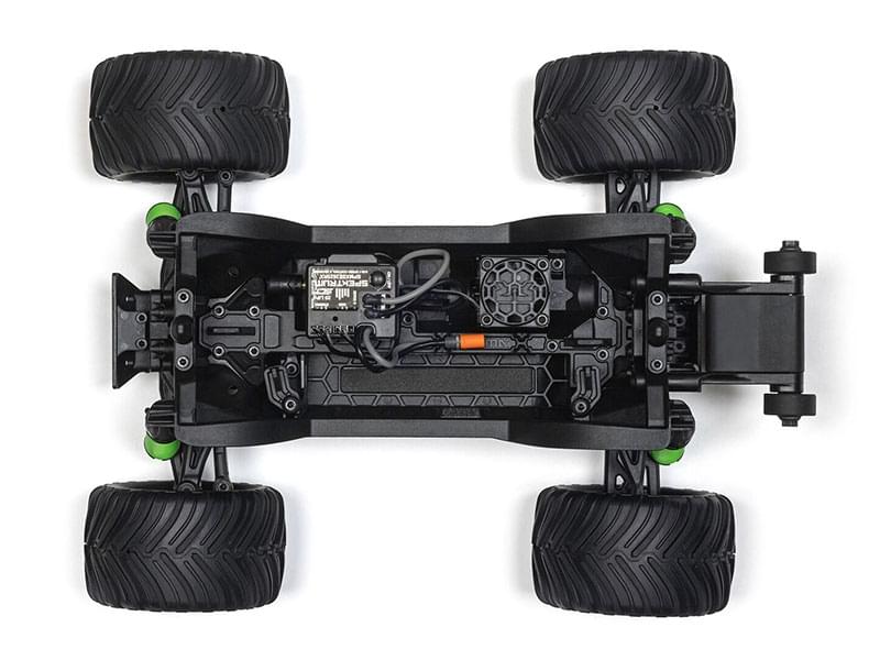 Arrma Monster Truck Quake GROM charbon 4X4 RTR 1/16 vert - ARA2137T2