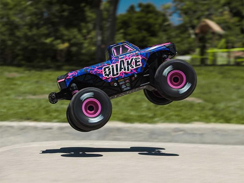 Arrma Monster Truck Quake GROM charbon 4X4 RTR 1/16 violet - ARA2137T3
