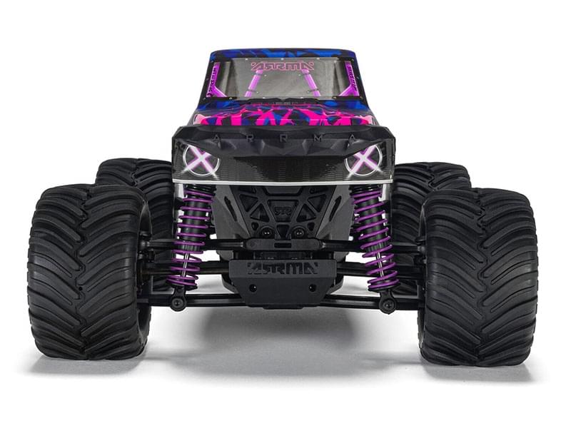 Arrma Monster Truck Quake GROM charbon 4X4 RTR 1/16 violet - ARA2137T3