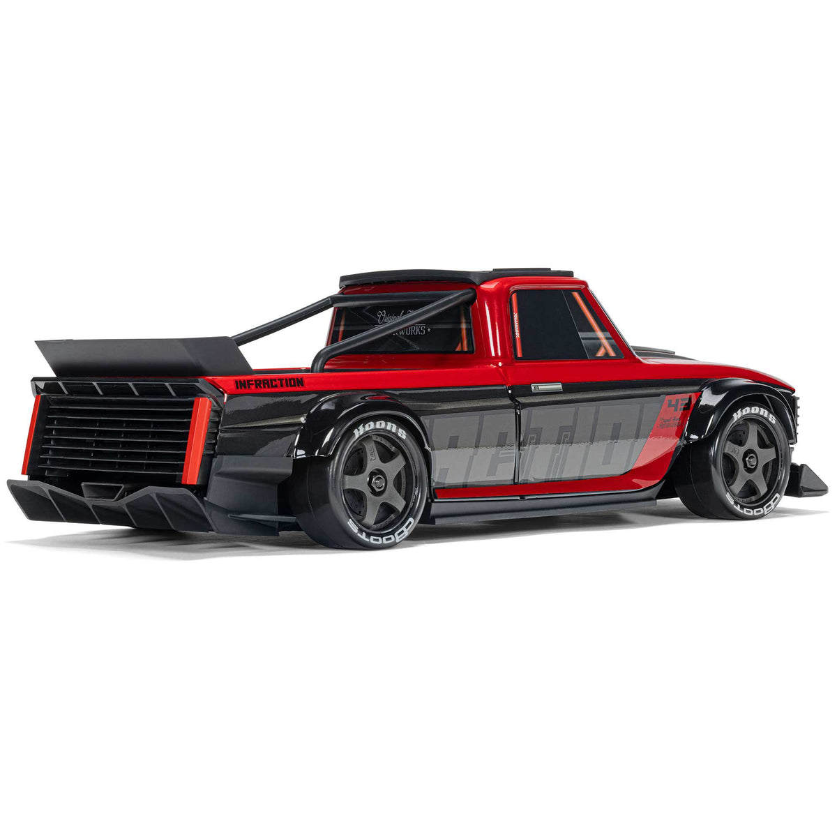 Arrma Infraction GROM 3S BLX 4x4 RTR Street Basher 1/12 rouge – ARA2315ST1