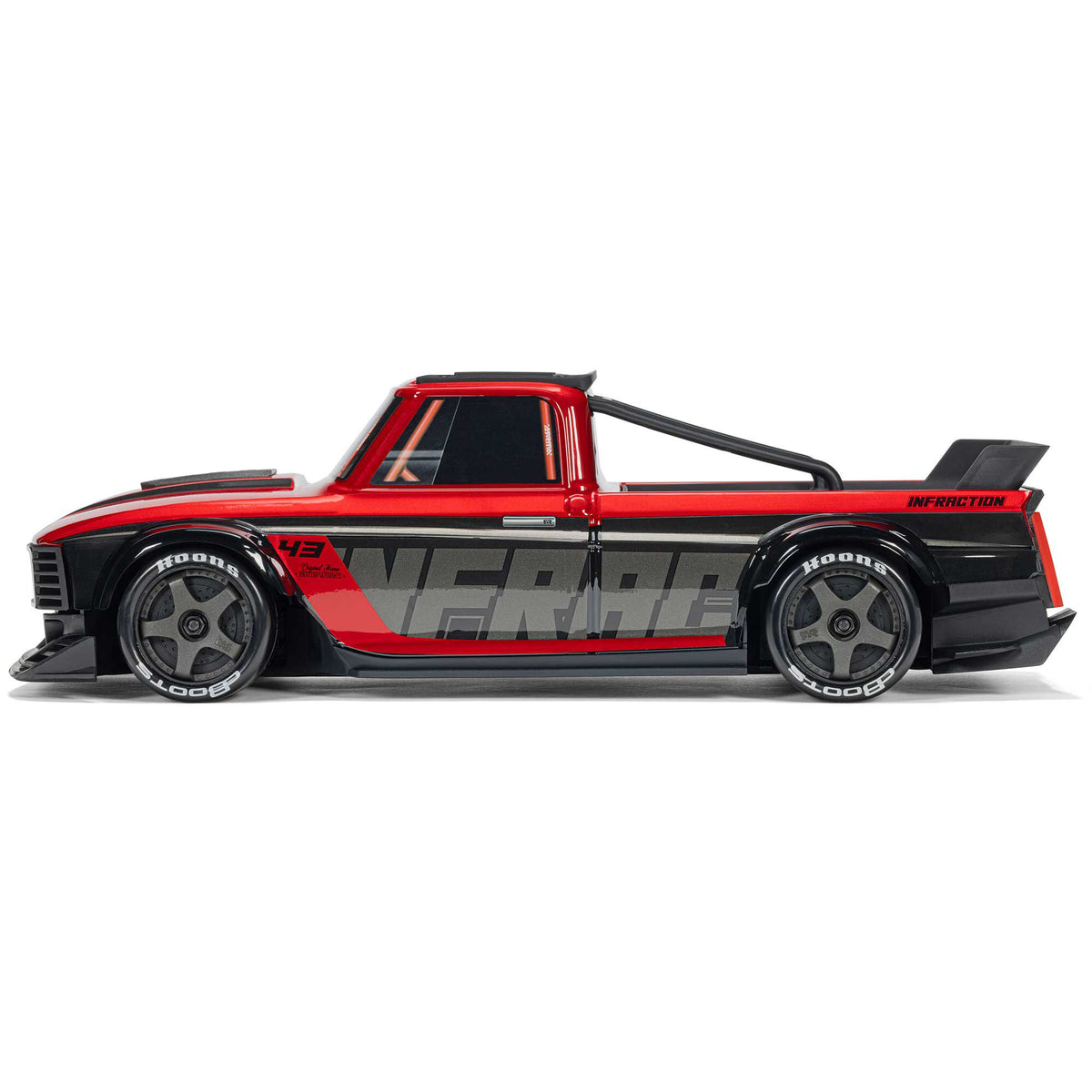 Arrma Infraction GROM 3S BLX 4x4 RTR Street Basher 1/12 rouge – ARA2315ST1