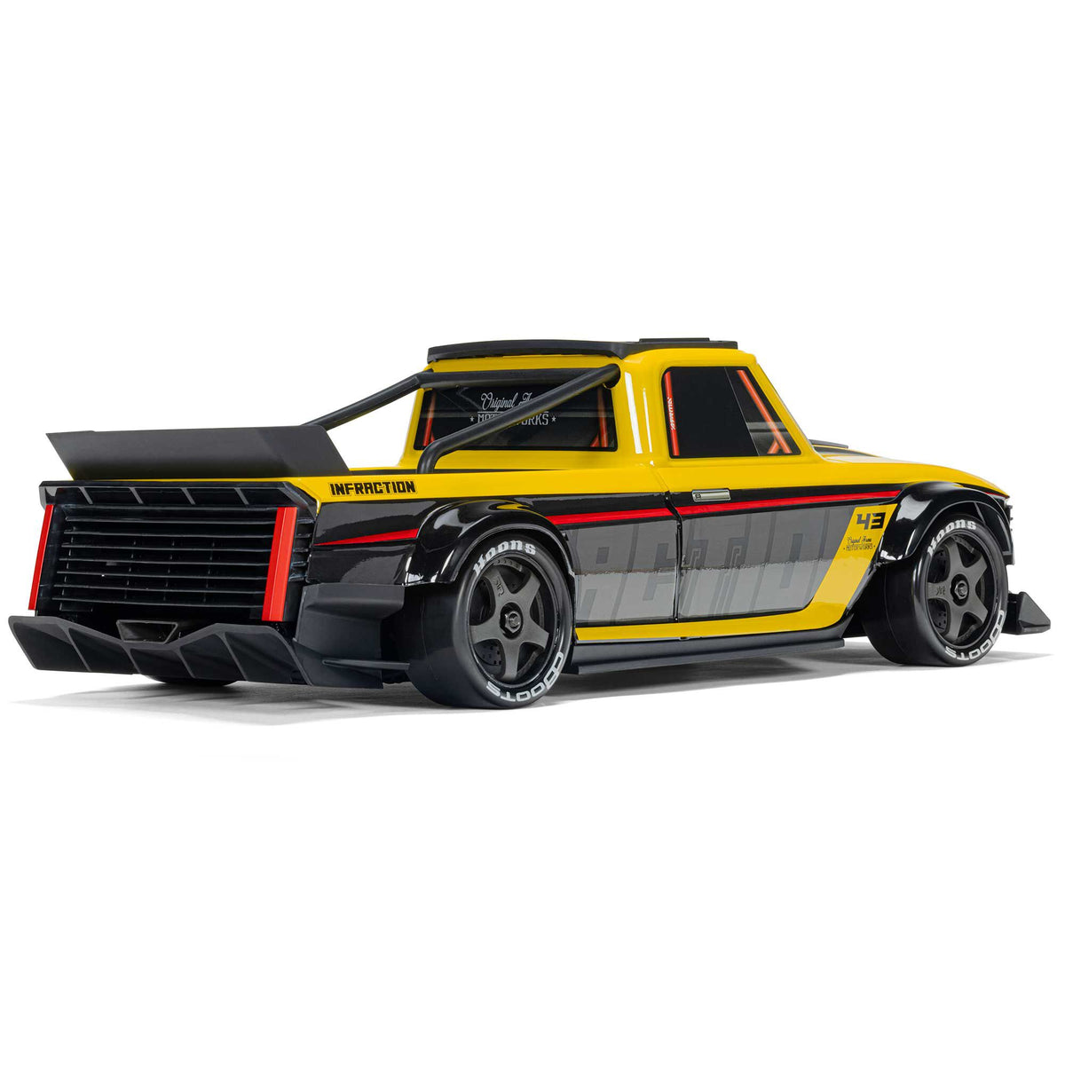 ARRMA Infraction GROM 3S BLX 4x4 RTR 1/12 bleu/rouge - ARA2315T1 - Breizh Modélisme.