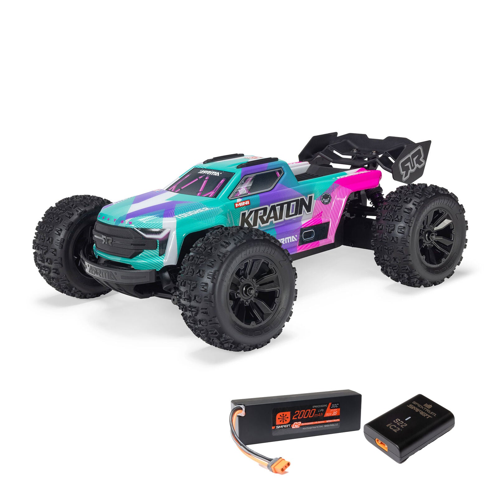 Arrma Mini Kraton 3S BLX 1/16 4x4 Brushless RTR (batterie/chargeur) ARA2508ST2