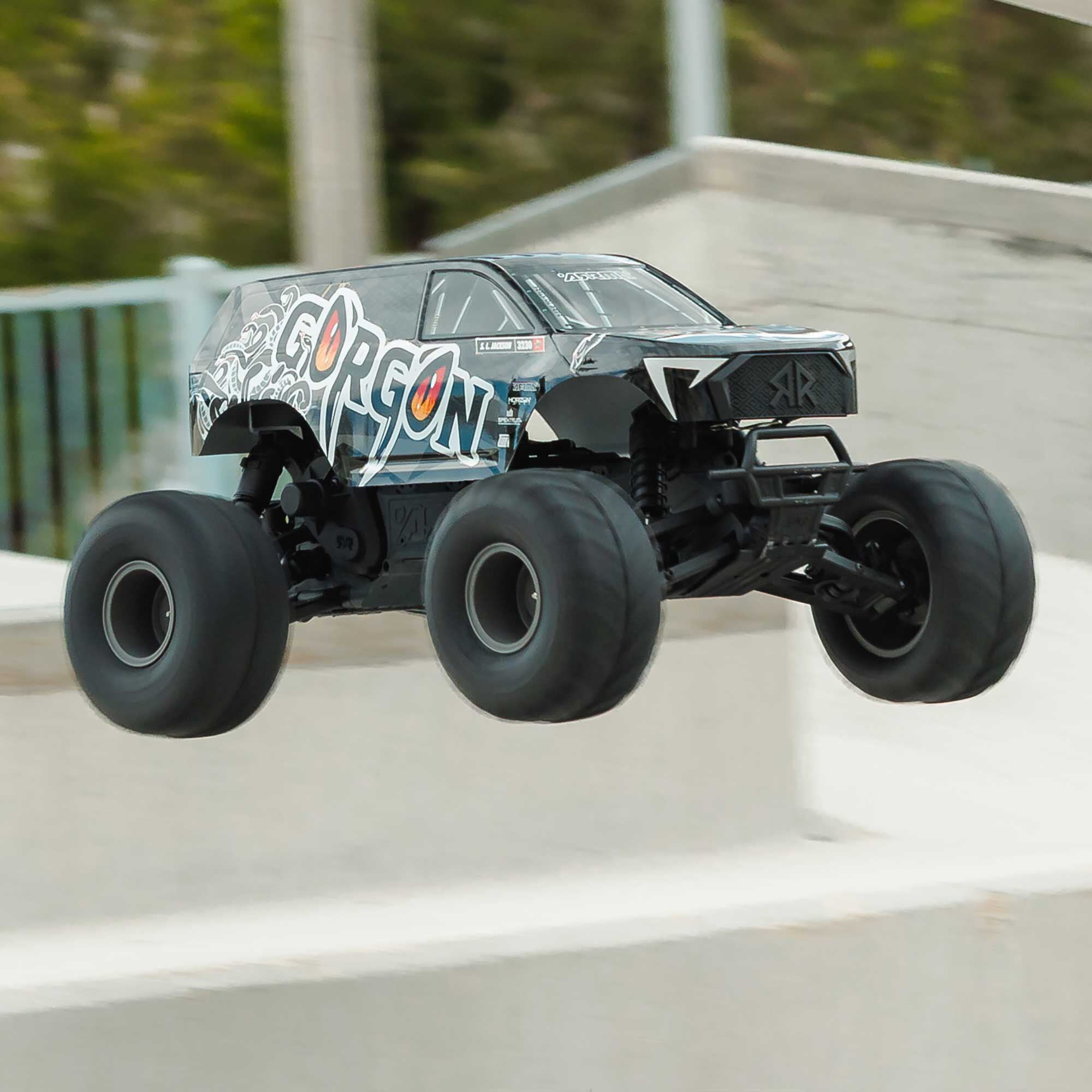 Arrma Gorgon 2WD MT 1/10 RTR gun métal ARA3230ST3