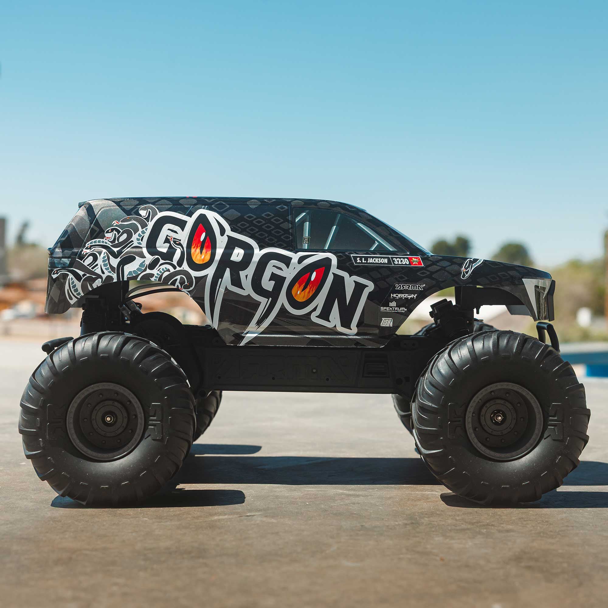 Arrma Gorgon 2WD MT 1/10 RTR gun métal ARA3230ST3
