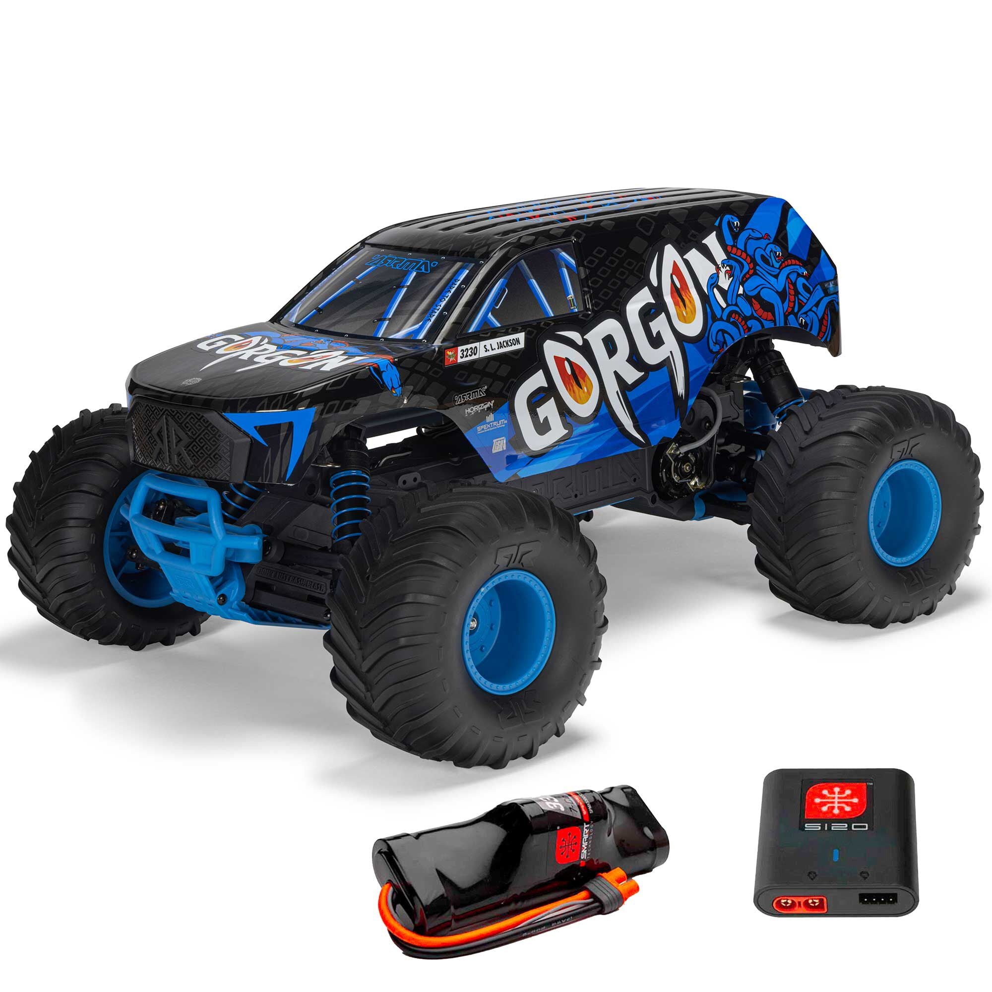 Arrma Gorgon 2WD MT 1/10 RTR bleu ARA3230ST5