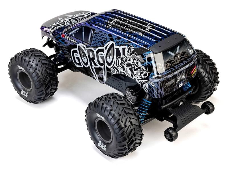 Arrma 1/10 GORGON 223S 2WD RTR Monster Truck bleu ARA3530T1 - Breizh Modélisme.