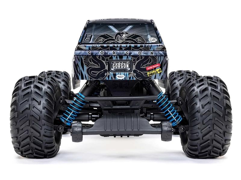 Arrma 1/10 GORGON 223S 2WD RTR Monster Truck bleu ARA3530T1 - Breizh Modélisme.