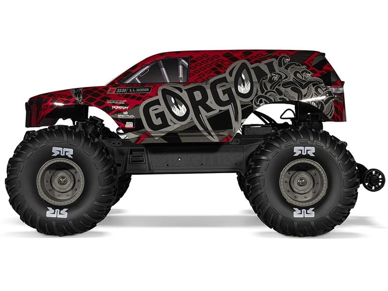 Arrma 1/10 GORGON 223S 2WD RTR Monster Truck rouge ARA3530T2 - Breizh Modélisme.