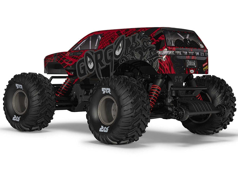 Arrma 1/10 GORGON 223S 2WD RTR Monster Truck rouge ARA3530T2 - Breizh Modélisme.