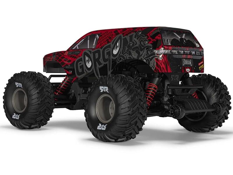 Arrma 1/10 GORGON 223S 2WD RTR Monster Truck rouge ARA3530T2 - Breizh Modélisme.