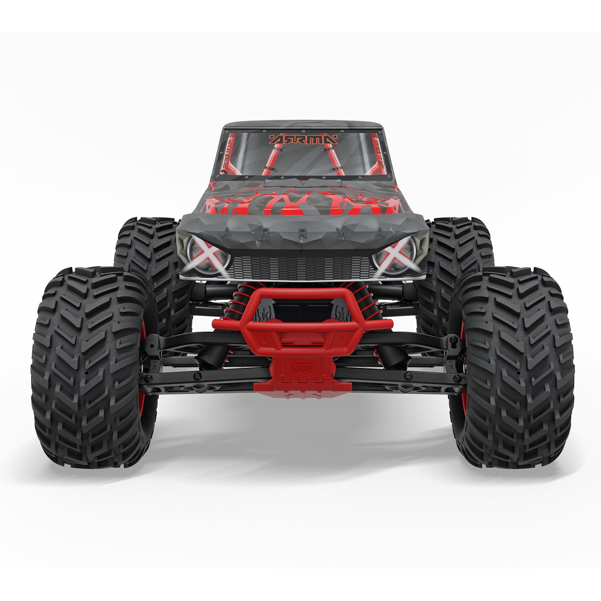 Arrma Monster Truck QUAKE 223S DSC 2WD RTR Brushless 1/10 rouge - ARA3537T1