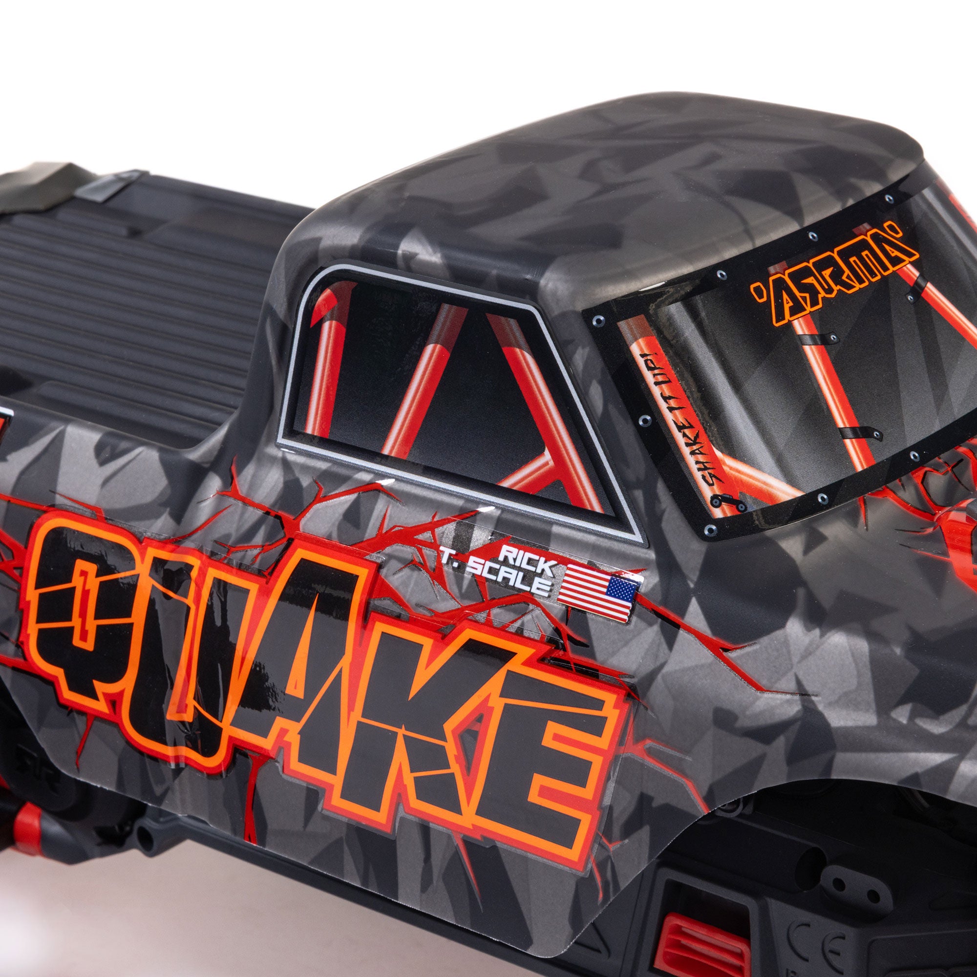Arrma Monster Truck QUAKE 223S DSC 2WD RTR Brushless 1/10 rouge - ARA3537T1