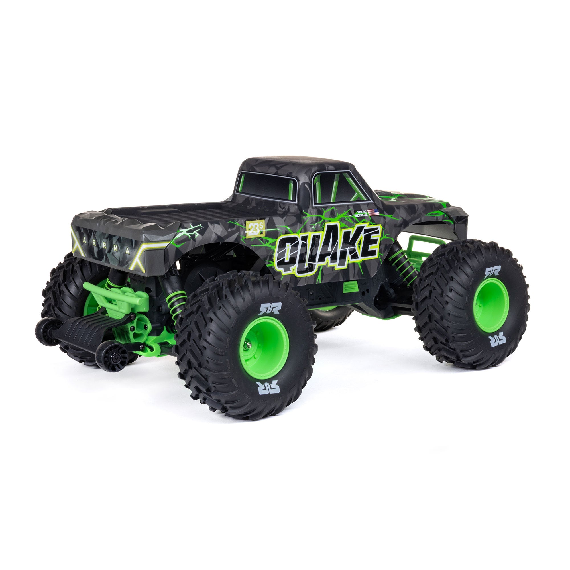 Arrma Monster Truck QUAKE 223S DSC 2WD RTR Brushless 1/10 vert - ARA3537T2