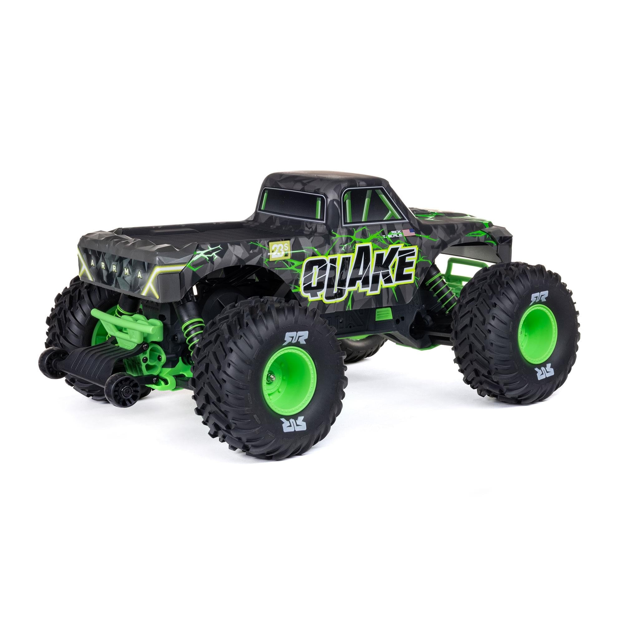 Arrma Monster Truck QUAKE 223S DSC 2WD RTR Brushless 1/10 vert - ARA3537T2