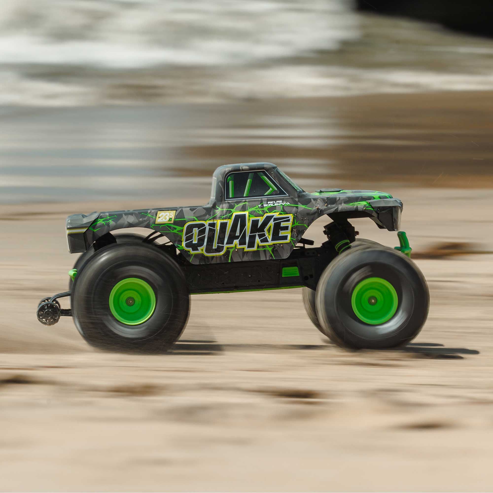 Arrma Monster Truck QUAKE 223S DSC 2WD RTR Brushless 1/10 vert - ARA3537T2