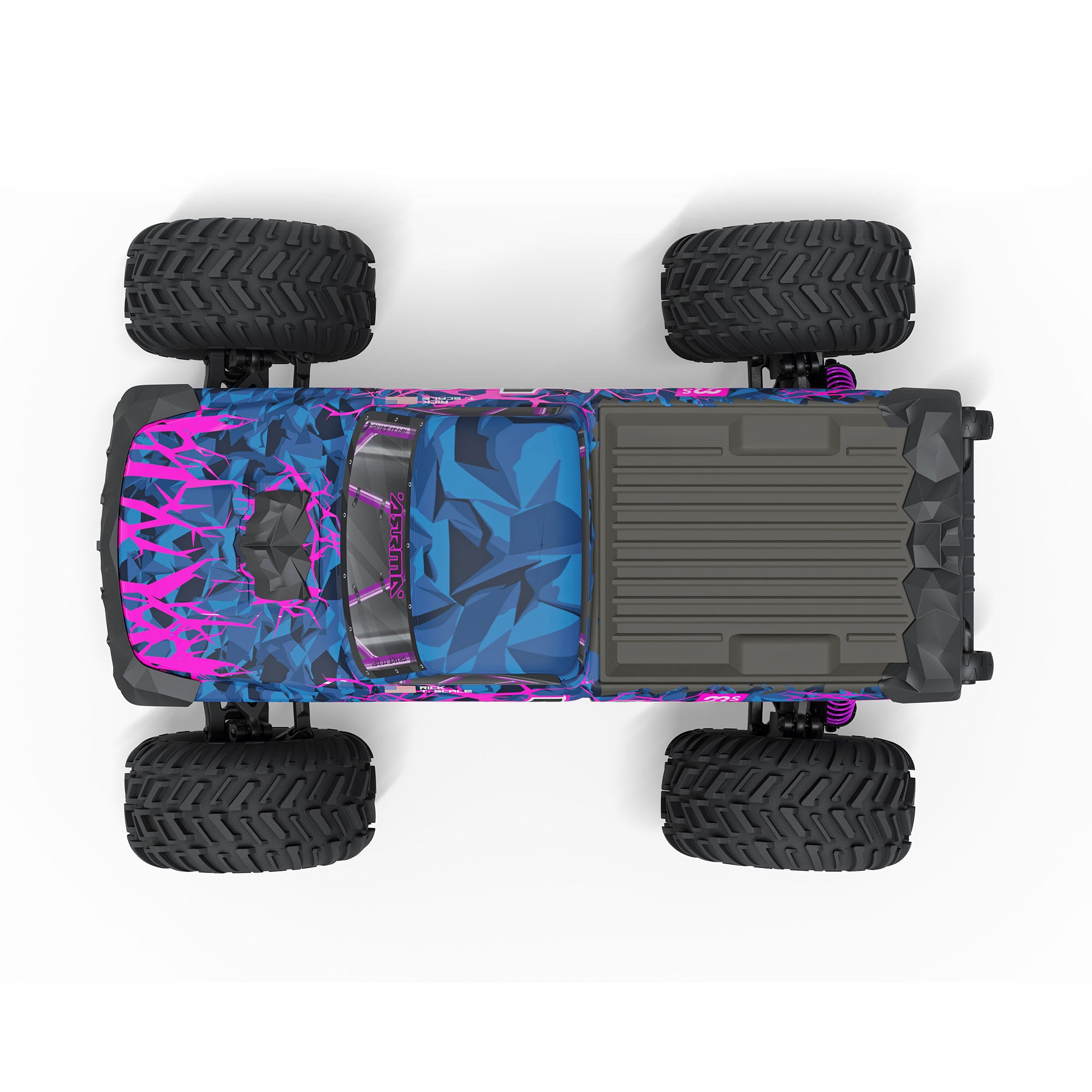 Arrma Monster Truck QUAKE 223S DSC 2WD RTR Brushless 1/10 violet - ARA3537T3