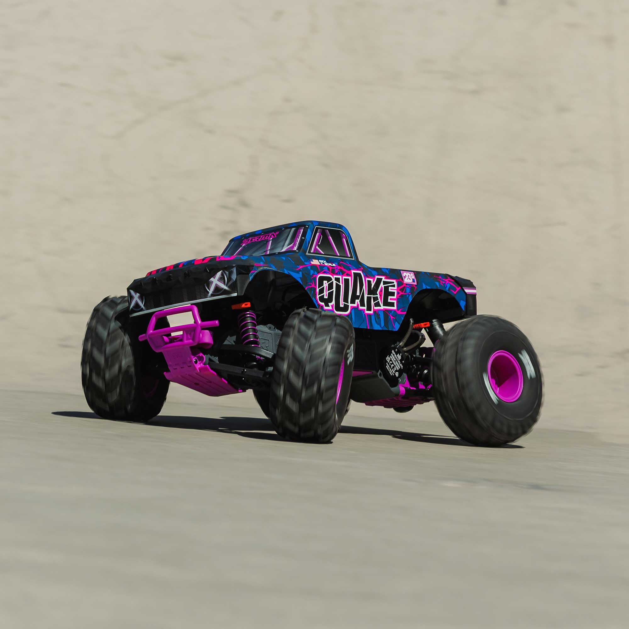 Arrma Monster Truck QUAKE 223S DSC 2WD RTR Brushless 1/10 violet - ARA3537T3