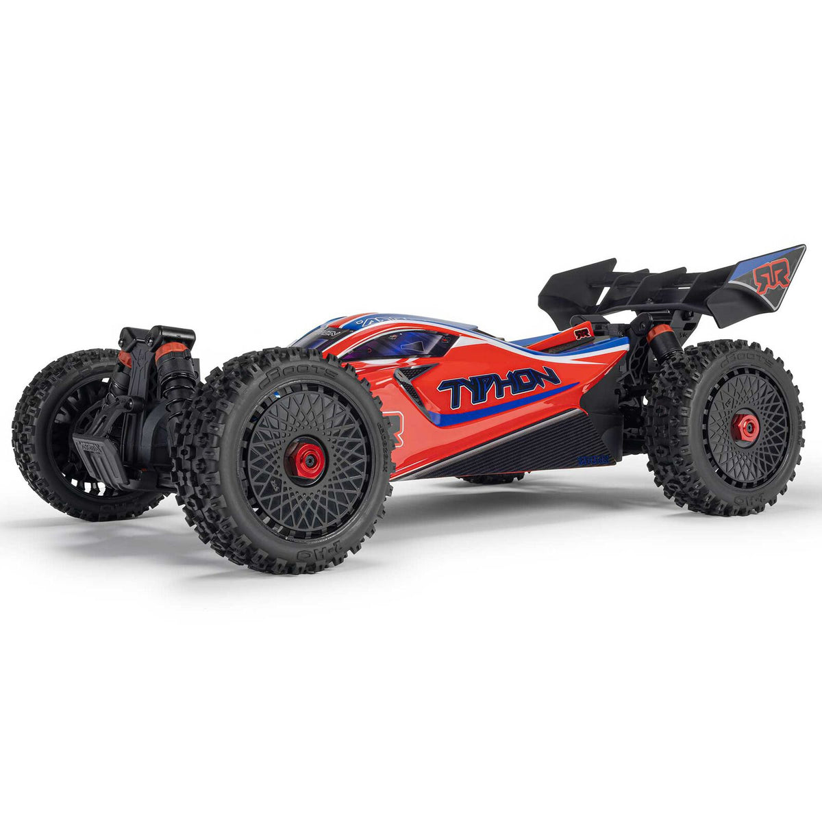 Arrma Buggy 4X4 Typhon brushless 223S BLX 1/8 avec DSC RTR rouge - ARA4306V4T3 - Breizh Modélisme.