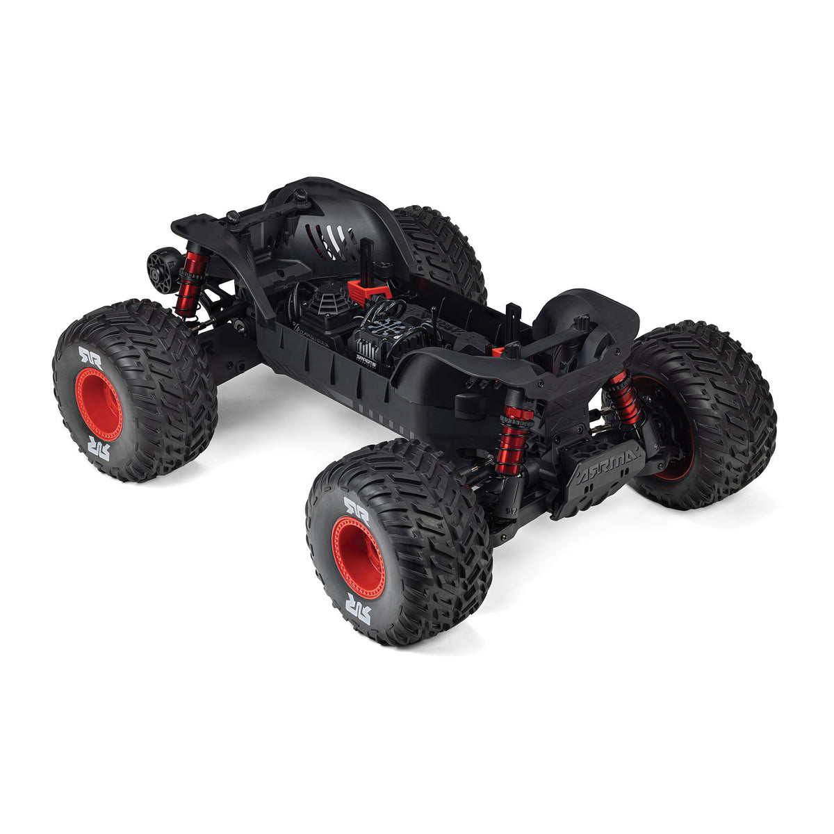 Monster truck RC ARRMA Quake 4S DSC 4x4 RTR 1/8 rouge/noir – ARA4437T1
