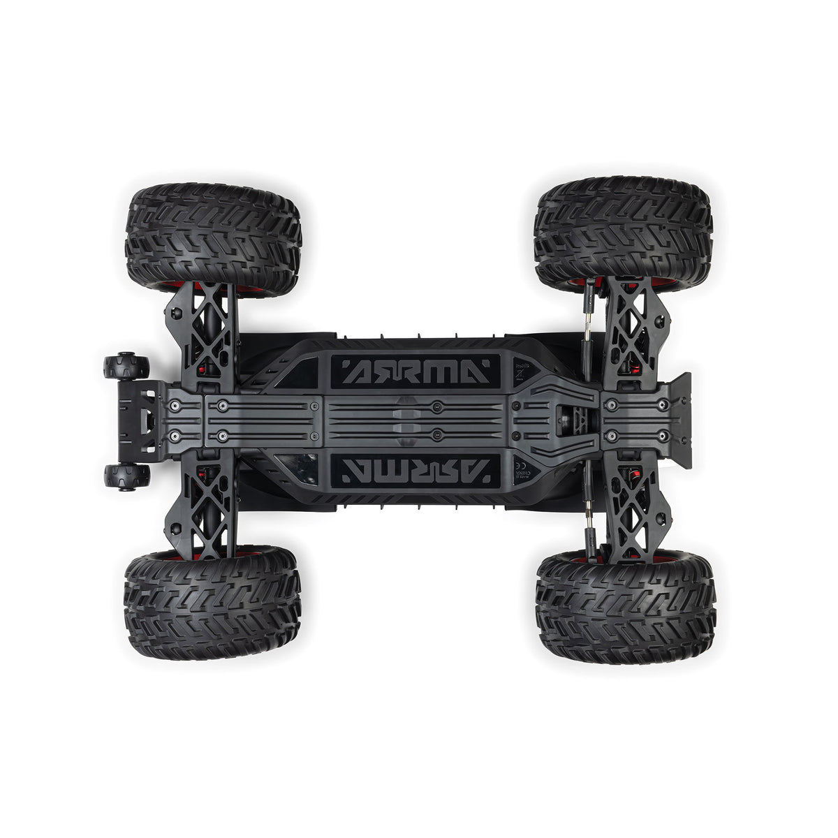 Monster truck RC ARRMA Quake 4S DSC 4x4 RTR 1/8 rouge/noir – ARA4437T1