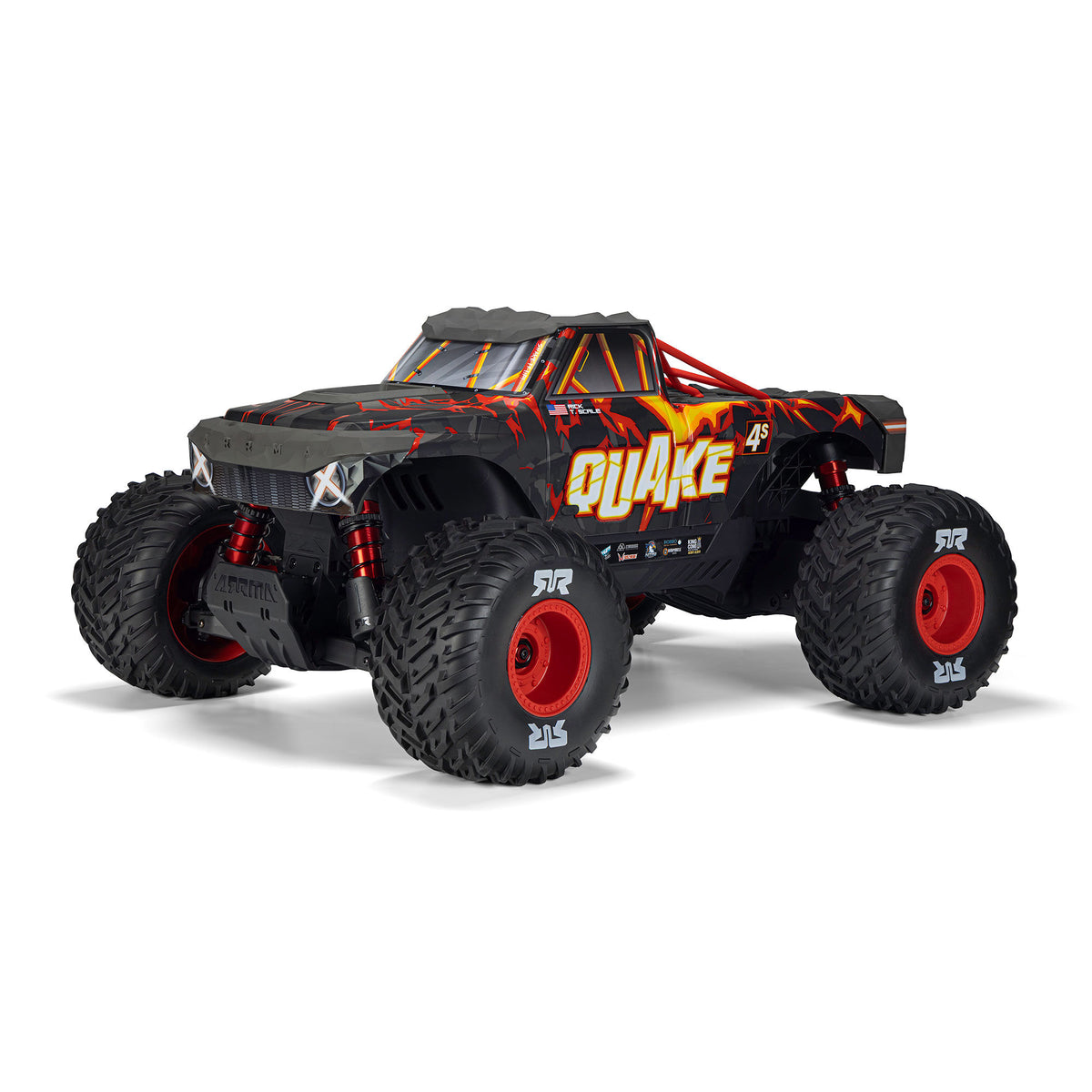 Monster truck RC ARRMA Quake 4S DSC 4x4 RTR 1/8 rouge/noir – ARA4437T1